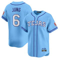 Ldoa T.Rangers #6 Josh Jung Player Light Blue 2026 City Connect Limited Stitched Jerseys