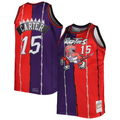 Ldoa T.Raptors Mitchell & Ness Purple Red Big & Tall Hardwood Classics 1998-99 Split Swingman Jerseys