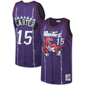 Ldoa T.Raptors #15 Vince Carter Mitchell & Ness Purple 199899 Big & Tall Hardwood Classics Swingman Jerseys