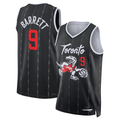 Ldoa T.Raptors #9 RJ Barrett Black 2025-26 Swingman Jerseys - City Edition
