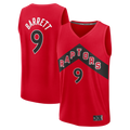 Ldoa T.Raptors #9 RJ Barrett Red Fast Break Jerseys - Icon Edition