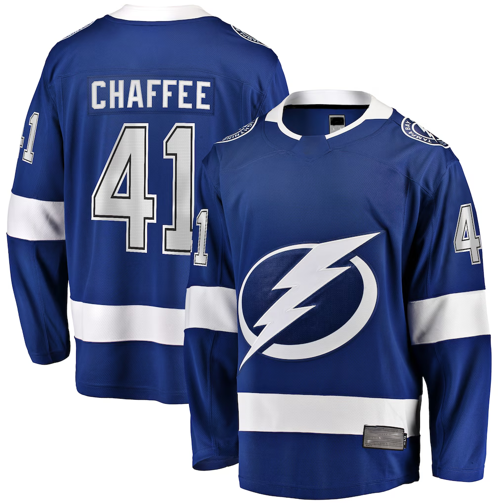 Tuec TB.Lightning #41 Nick Cirelli Blue Home Breakaway Player Jerseys
