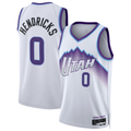 Ldoa U.Jazz #0 Taylor Hendricks White Swingman Jerseys - Association Edition