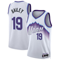 Ldoa U.Jazz #19 Ace Bailey White Swingman Jerseys- Association Edition