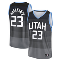 Ldoa U.Jazz #23 Lauri Markkanen Fanatics Black 2025-2026 City Edition Fast Break Jerseys
