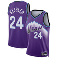 Ldoa U.Jazz #24 Walker Kessler Purple Swingman Jerseys- Icon Edition