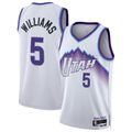 Ldoa U.Jazz #5 Cody Williams White Swingman Jerseys - Association Edition