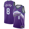 Ldoa U.Jazz #8 Isaiah Collier Purple Swingman Jerseys - Icon Edition