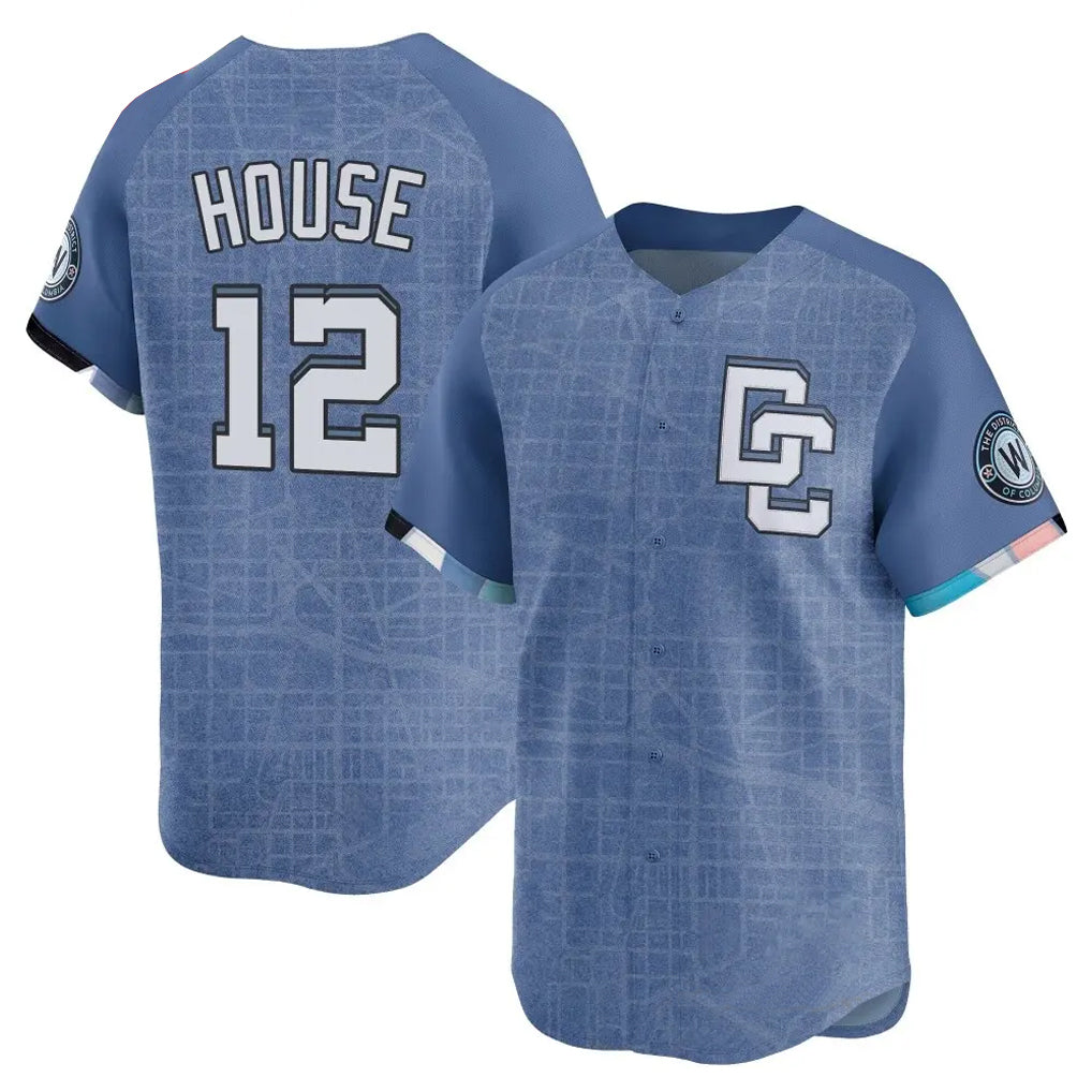 Ldoa W.Nationals #12 Brady House Player Blue Limited City Connect Stitched Jerseys