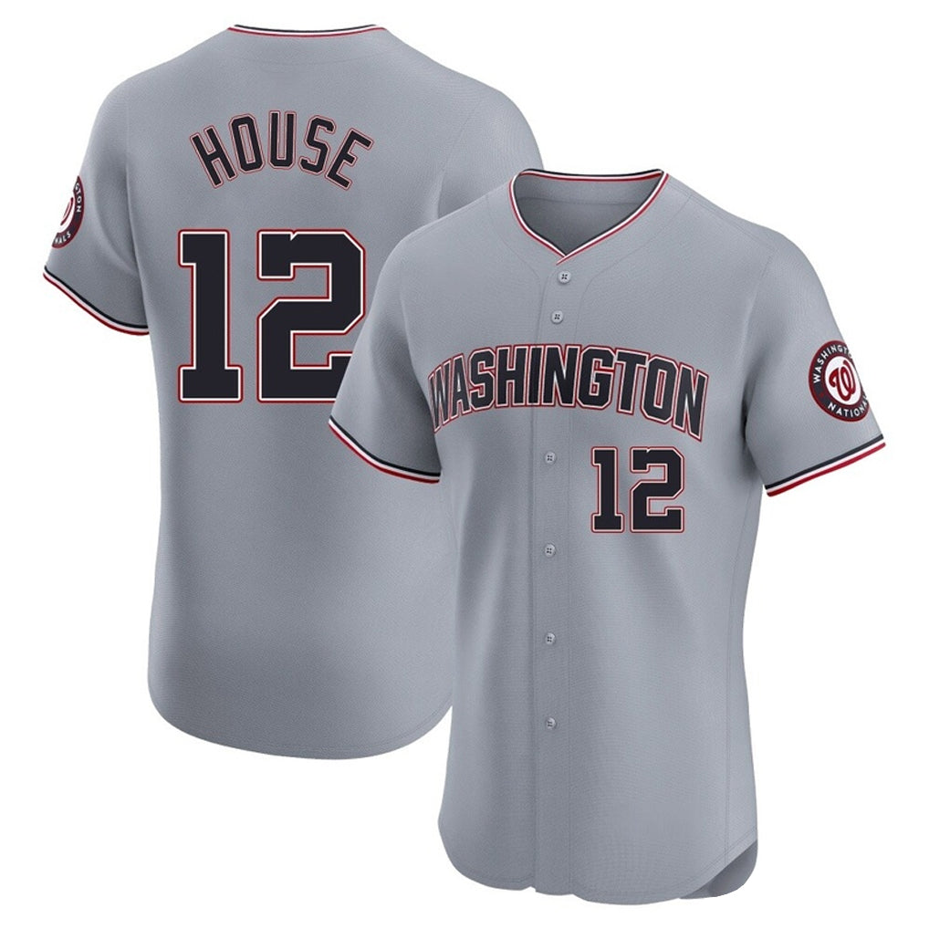 Ldoa W.Nationals #12 Brady House Player Gray City Connect Elite Alternate Stitched Jerseys