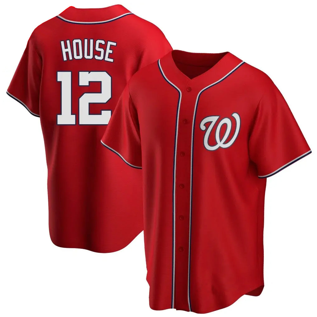 Ldoa W.Nationals #12 Brady House Player Red  Alternate Game Stitched Jerseys