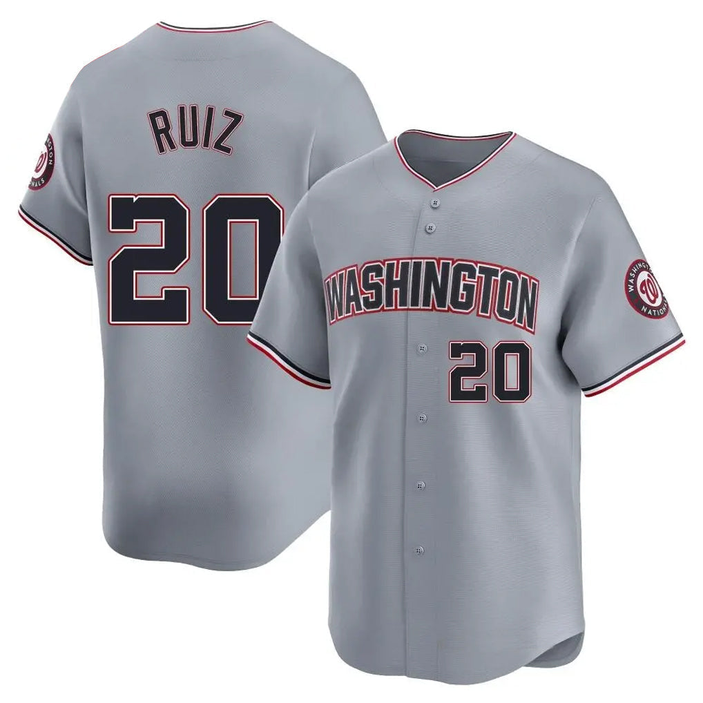 Ldoa W.Nationals #20 Keibert Ruiz Player Gray City Connect Elite Alternate Stitched Jerseys