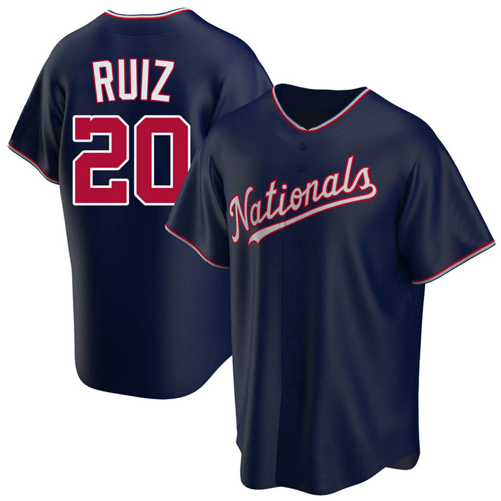 Ldoa W.Nationals #20 Keibert Ruiz Player Navy Replica Game Stitched Jerseys