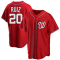 Ldoa W.Nationals #20 Keibert Ruiz Player Red Home Alternate Replica Jerseys