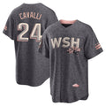 Ldoa W.Nationals #24 Cade Cavalli Player Gray City Connect Stitched Jerseys