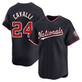 Ldoa W.Nationals #24 Cade Cavalli Player Navy Alternate Limited Replica Jerseys