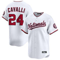 Ldoa W.Nationals #24 Cade Cavalli Player White Limited Stitched Jerseys