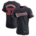 Ldoa W.Nationals #37 Stephen Strasburg Player Navy Elite Stitched Jerseys