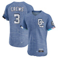 Ldoa W.Nationals #3 Dylan Crews Player Blue City Connect Elite Stitched Jerseys