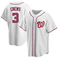 Ldoa W.Nationals #3 Dylan Crews Player White Game Replica Stitched Jerseys