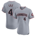 Ldoa W.Nationals #4 Daylen Lile Player Gray Alternate Elite Stitched Jerseys