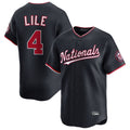 Ldoa W.Nationals #4 Daylen Lile Player Navy Alternate Limited Replica Stitched Jerseys