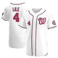 Ldoa W.Nationals #4 Daylen Lile Player White Alternate Elite Stitched Jerseys