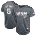 Ldoa W.Nationals #5 CJ Abrams Player Charcoal City Connect Limited Stitched Jerseys