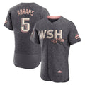Ldoa W.Nationals #5 CJ Abrams Player Gray City Connect Stitched Jerseys