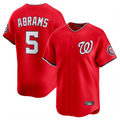 Ldoa W.Nationals #5 CJ Abrams Player Red Limited Stitched Jerseys