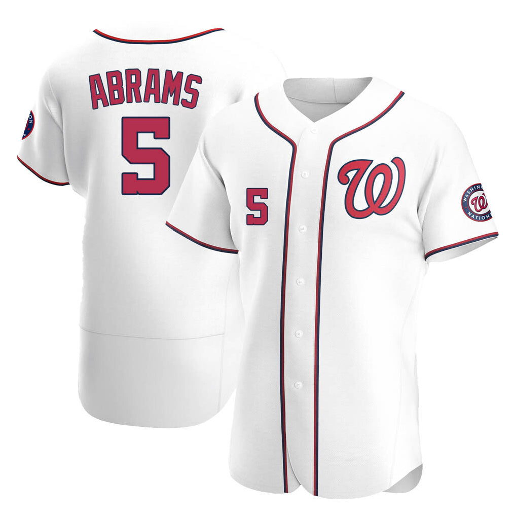 Ldoa W.Nationals #5 CJ Abrams Player White Alternate Elite Stitched Jerseys