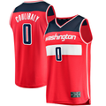 Ldoa W.Wizards #0 Bilal Coulibaly Red Fast Break Replica Jerseys - Icon Edition