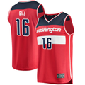 Ldoa W.Wizards #16 Anthony Gill Red Fast Break Replica Jerseys - Icon Edition