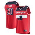 Ldoa W.Wizards #20 Alexandre Sarr Red Fast Break Replica Player Jerseys - Icon Edition