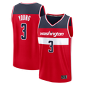Ldoa W.Wizards #3 Trae Young Red Fast Break Jerseys - Icon Edition