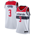 Ldoa W.Wizards #3 Trae Young White Swingman Jerseys - Association Edition