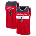 Ldoa W.Wizards #4 AJ Dybantsa Red 2026 Draft First Round Pick Fast Break Jersey s- Icon Edition
