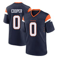 D.Broncos #0 Jonathon Cooper Player Navy Home Game Ldoa Stitched Jerseys