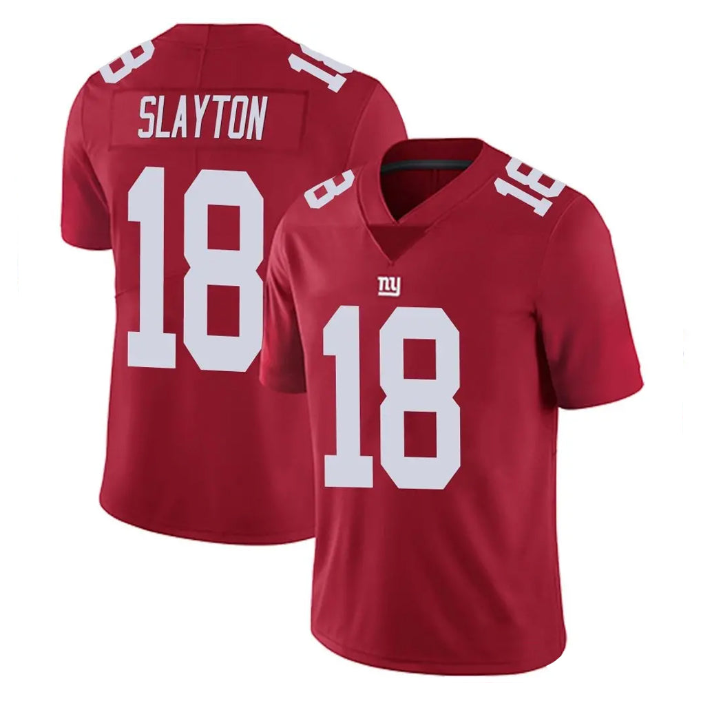 NY.Giants #18 Darius Slayton Player Red Limited Vapor Untouchable Home Game Ldoa Stitched Jerseys