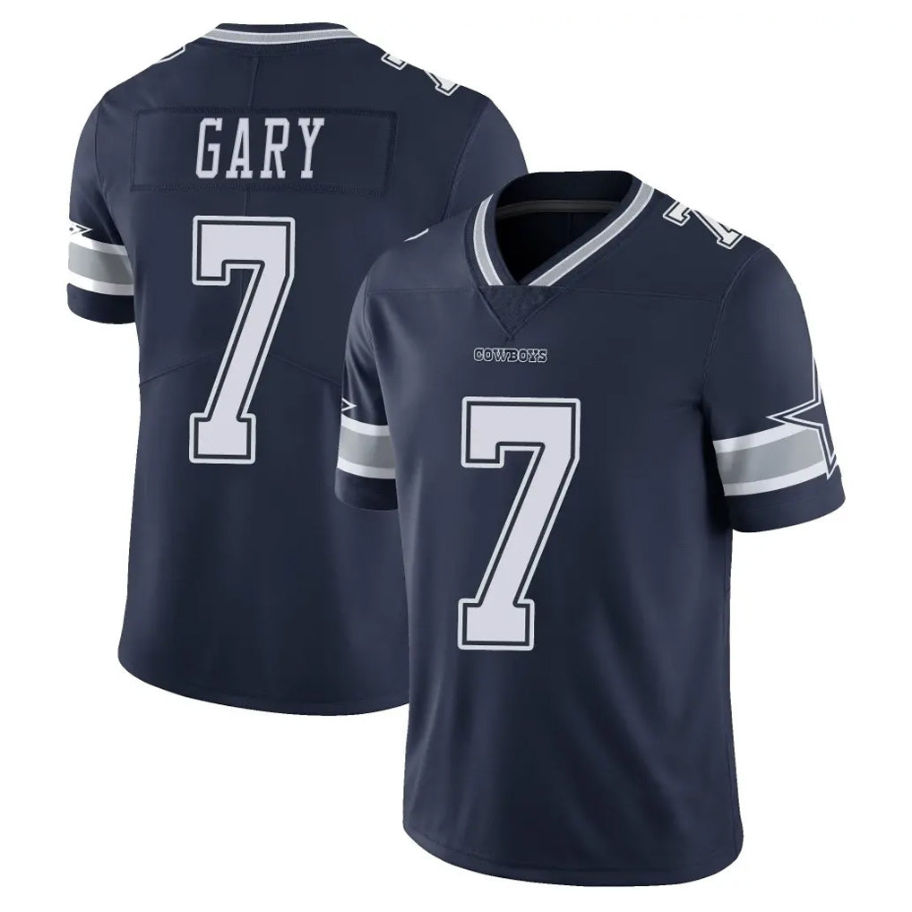 D.Cowboys #7 Rashan Gary Player Navy Vapor Untouchable Limited Home Game Ldoa Stitched Jerseys