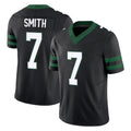 NY.Jets #7 Geno Smith Player Black Limited Legacy Vapor F.U.S.E. Home Game Ldoa Stitched Jerseys