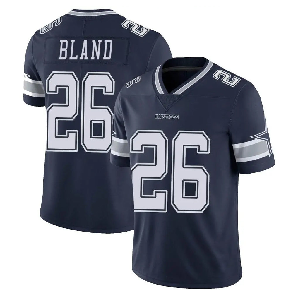 D.Cowboys #26 DaRon Bland Player Navy Vapor Untouchable Limited Home Game Ldoa Stitched Jerseys