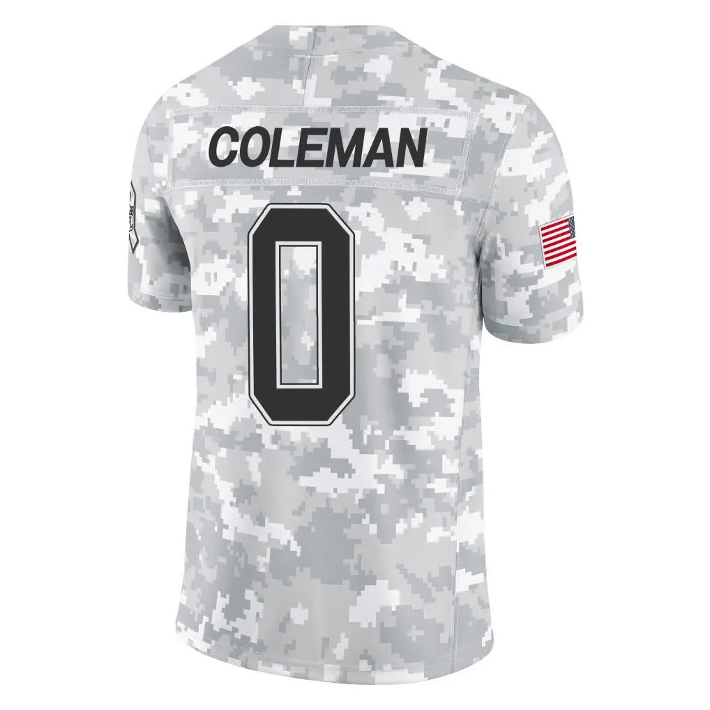 B.Bills #0 Keon Coleman Player Arctic Camo Salute to Service Limited Ldoa Stitched Jerseys