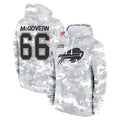 B.Bills #66 Connor McGovern Player Arctic Camo Salute to Service Hoodies Ldoa Stitched Jerseys