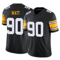 P.Steelers #90 T.J. Watt Player Black Limited Alternate Vapor F.U.S.E. Home Game Ldoa Stitched Jerseys