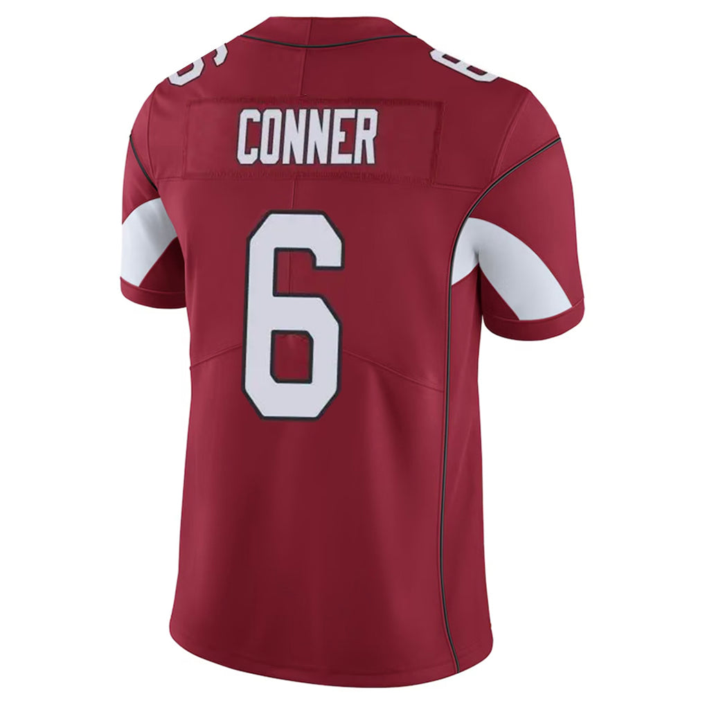 A.Cardinals #6 James Conner Player Cardinal Vapor Limited Home Game  Ldoa Stitched Jerseys