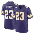 M.Vikings #23 James Pierre Player Purple Classic Home Game Ldoa Stitched Jerseys