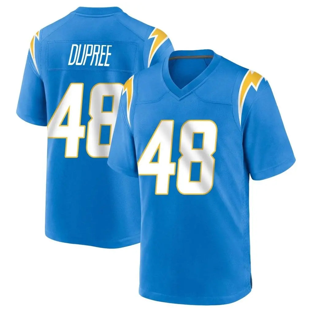 LA.Chargers #48 Bud Dupree Player Blue Home Game Ldoa Stitched Jerseys