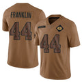 GB.Packers #44 Zaire Franklin Player Brown Salute To Service Limited Ldoa Stitched Jerseys