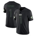 GB.Packers #1 Micah Parsons Player Black Impact Limited Home Game Ldoa Stitched Jerseys